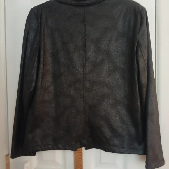 Alfred Dunner Black Women's Jacket - Picture 3 of 9
